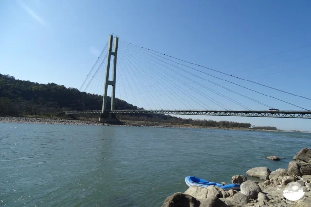 Chisapani bridge Karnali river West Nepal