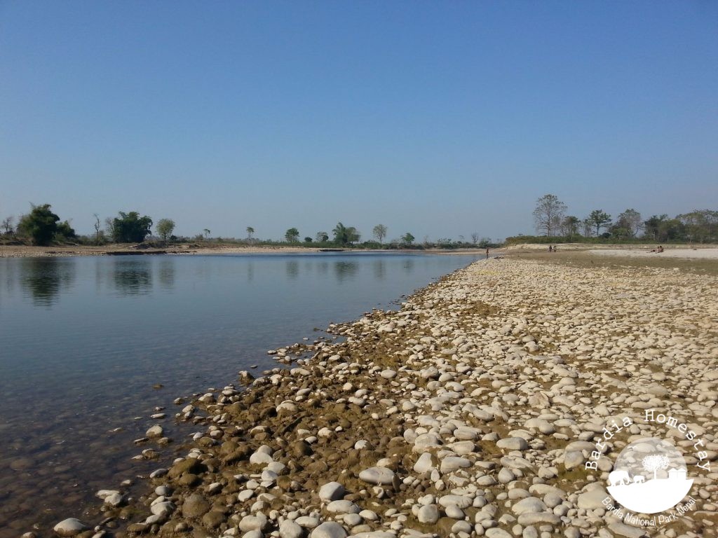 Geruwa river countryside Bardia National Park