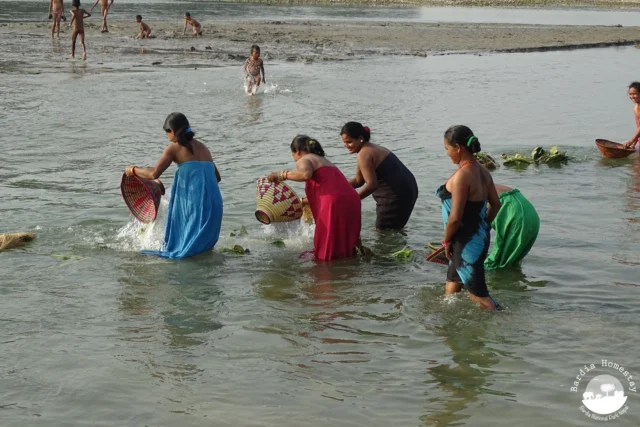 Tharu offer Dashain Bardia National Park