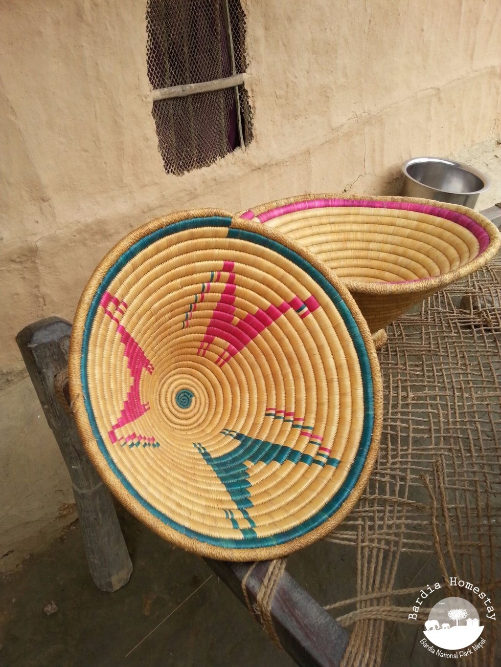 Tharu basket handicraft Bardia National Park