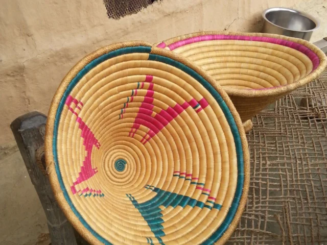 Tharu basket handicraft Bardia National Park