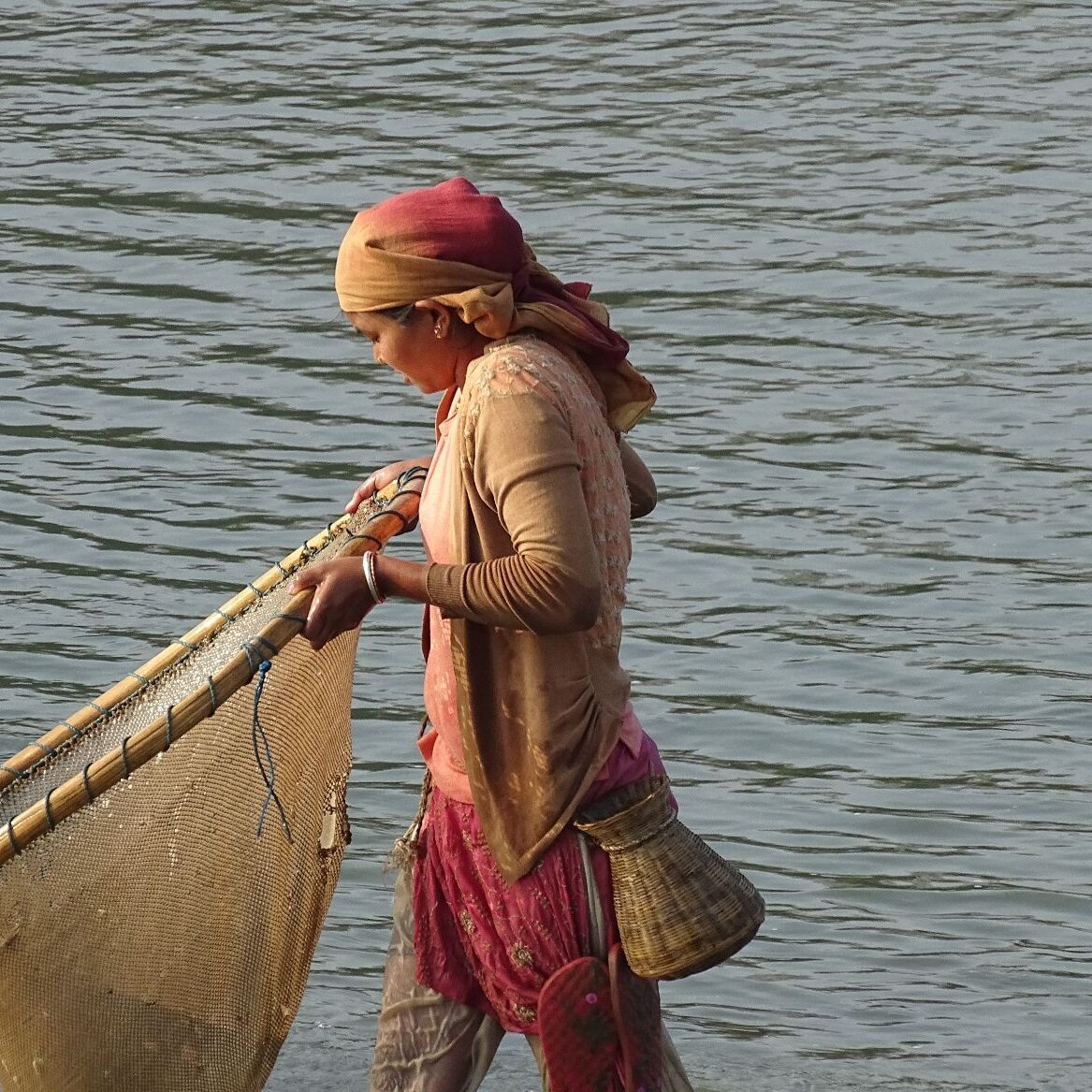 Tharu fishing Bardia Homestay Tharu fishing Bardia Homestay