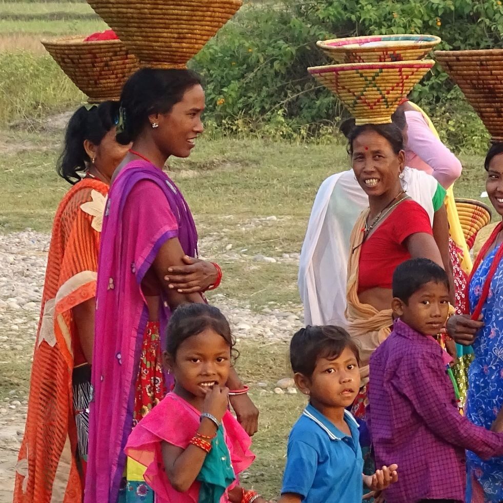 tharu women Bardia National Park tharu women Bardia National Park