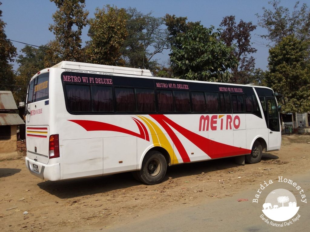 transport bus Bardia National Park