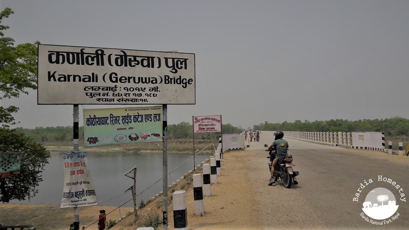 Terai karnali river Nepal