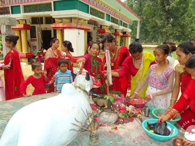 Teej temple offers Bardia