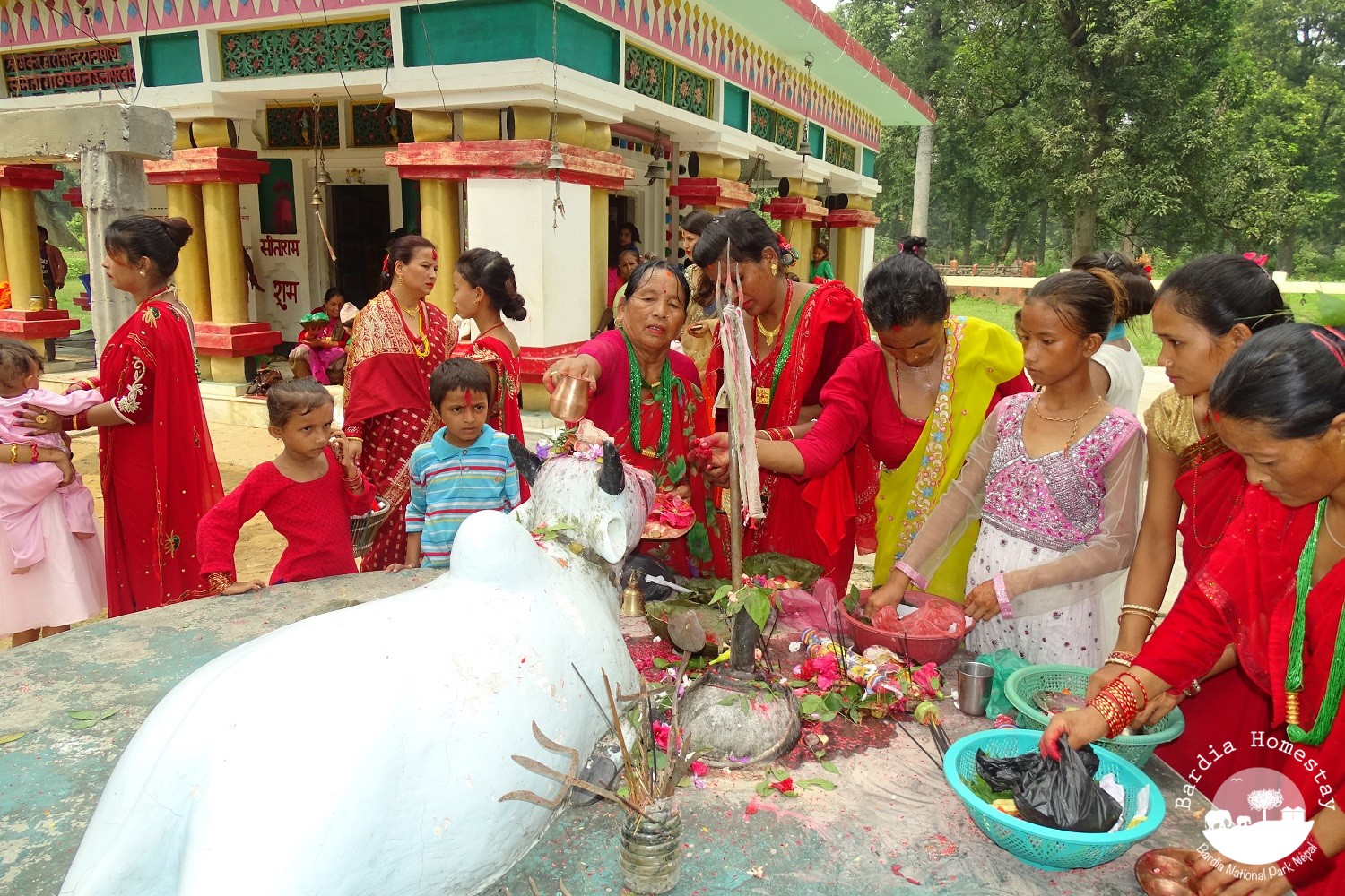Teej temple offers Bardia