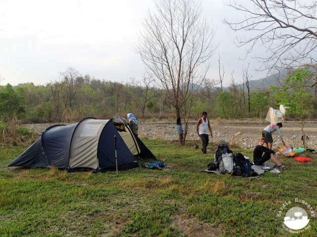 Camping Babai Valley Bardia National Park