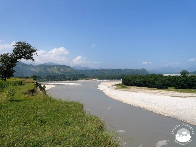 View on Karnali river West Nepal