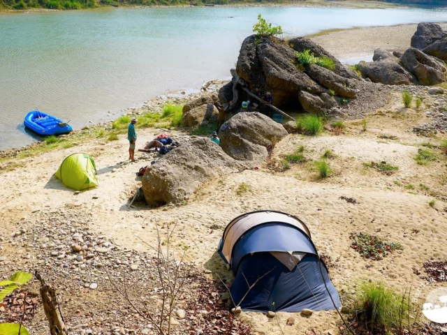 Camping Babai Valley Bardia National Park Nepal