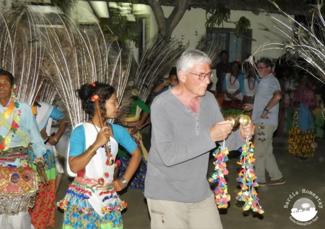 Tharu dance performance Bardia National Park