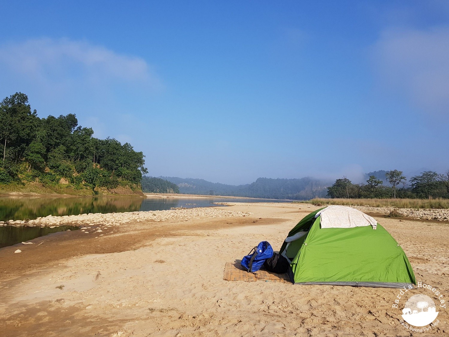Camping Babai Valley Bardia National Park Nepal