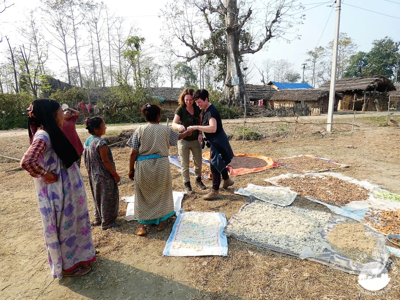 Walking tour countryside Bardia National Park