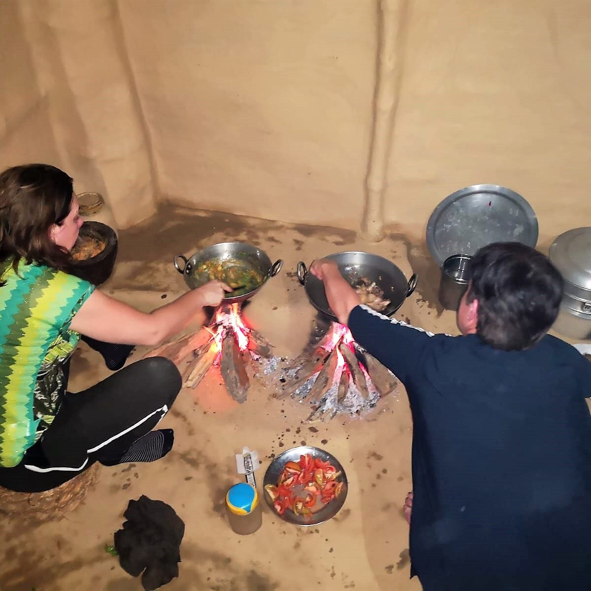 Tharu cooking workshop Tharu cooking workshop Bardia National Park