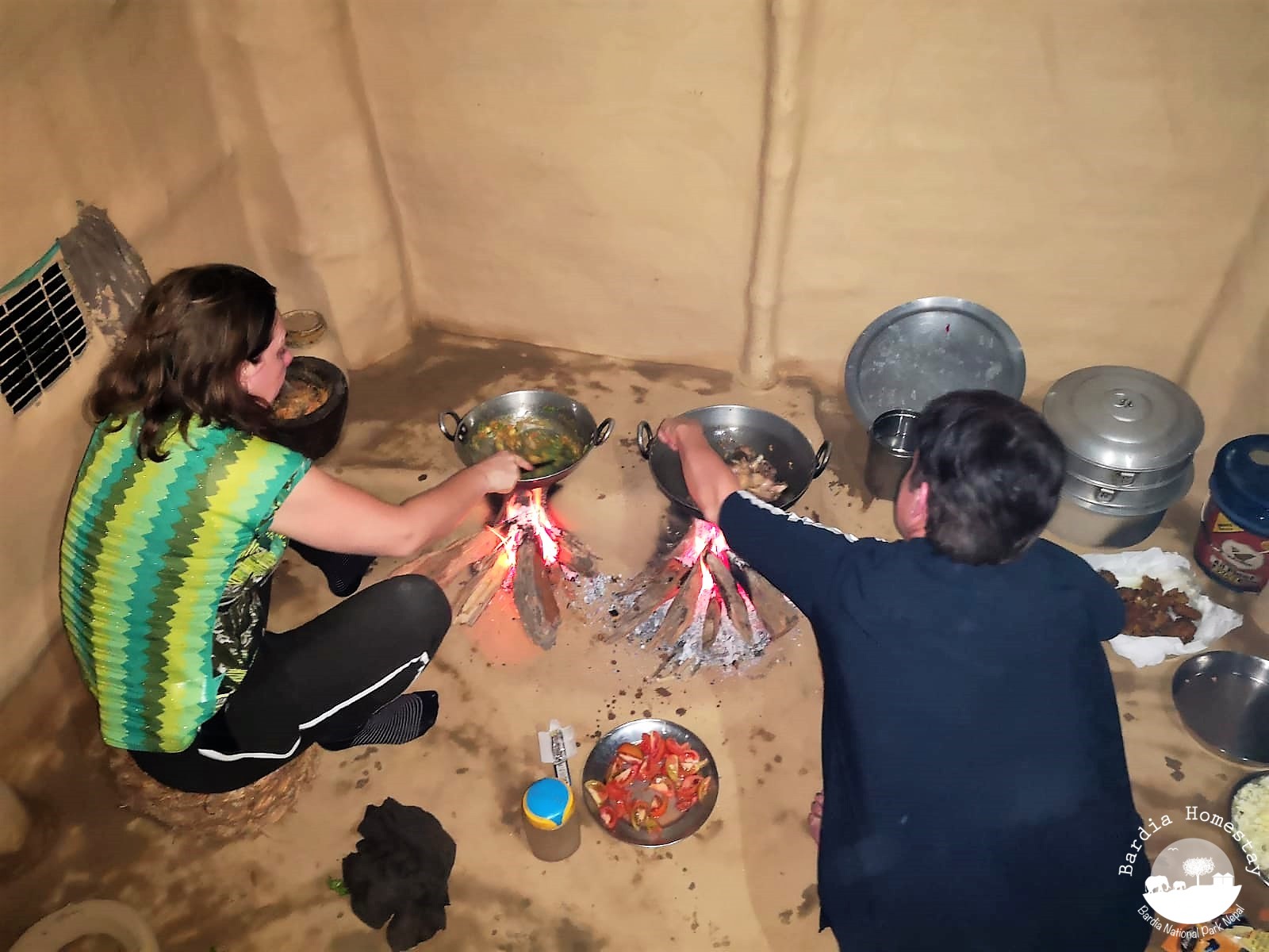Tharu cooking workshop Bardia National Park