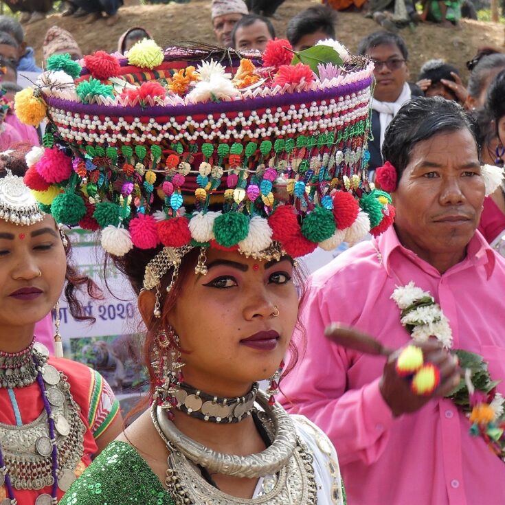 Tharu culture Bardia National Park (3) Tharu women in Tharu dress Bardia National Park